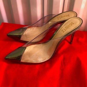 Schutz Clear Pumps 7.5 Vinyl heels